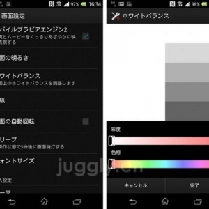 Xperia Z SO-02Eでホワイトバランス調整機能を利用する方法（非公式）