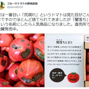 厨二心くすぐる!? 見た目コワいけど甘い「闇落ちトマト」が話題 「キラートマトかな？」