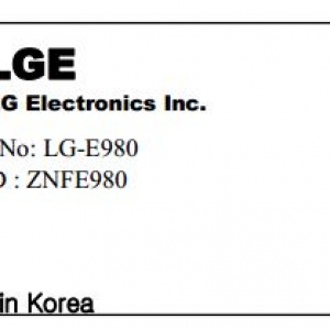 LG未発表機種「LG-E980」がFCCの認証を取得、米AT&Tに投入か？