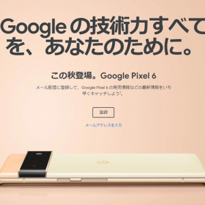 Googleが独自開発のTensorプロセッサを搭載したPixelスマートフォン新製品「Pixel 6」「Pixel 6 Pro」に関する情報を一部公開