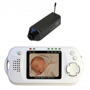 隣の部屋を中継できる無線式ワイヤレスカメラ『Baby monitor』
