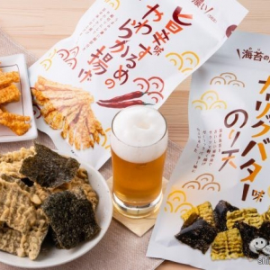 おうち飲み最強おつまみ！ 「濃いシリーズ」の新商品『幸せ運ぶガーリックバター味のり天』と『旨辛味するめのやわらか揚げ』を食べ比べ！