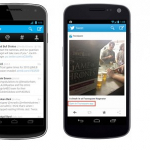 TwitterのAndroidアプリがv4.0にアップデート、アプリUIがHoloテーマを採用したものに刷新、スワイプ操作でのタブ切り替えも可能に