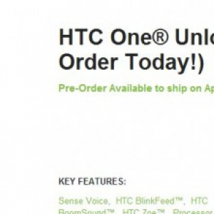 米国でHTC Oneの予約受付が開始、32GBのSIMロックフリー版も発売