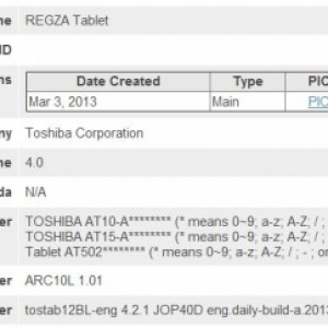 東芝、国内向けにAndroid 4.2を搭載したタブレット「REGZA Tablet AT502***」を開発