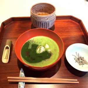 【京都おすすめスイーツ】宇治茶の老舗で冬限定・抹茶ぜんざいを実食！「丸久小山園 西洞院店」茶房「元庵」