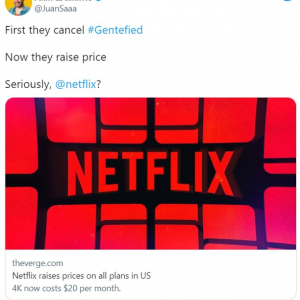 Netflixの値上げに対するアメリカ人ユーザーの反応 「解約数はどのくらいになるかな」「まだ割安感はあると思うよ」
