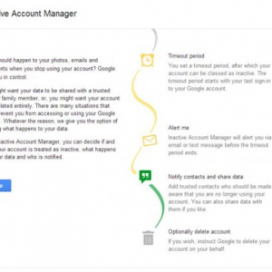 Google、死後にGoogleアカウントのデータをどうするのかを決められる新サービス「Inactive Account Manager（アカウント無効化管理ツール）」を提供開始