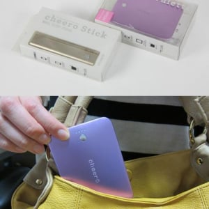 【ソルデジ】女性のカバンにも最適なオシャレなモバイルバッテリー 安心のcheeroブランド