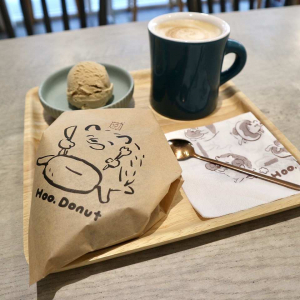 【台湾】自家製ドーナツとアイスをカフェ風店内で！台北「Hoo. Donut 呼點甜甜圈」