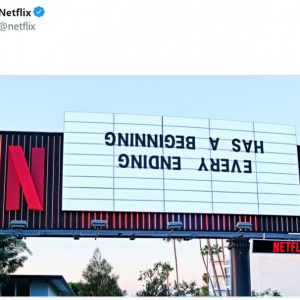 Netflixが投稿した意味深ツイートが憶測を呼ぶ 「スーパーボウルのハーフタイムショーに出た50セント」「ストレンジャー・シングス？」