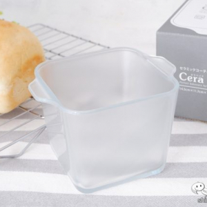 こびりつかない耐熱ガラス『Cera Bake キューブロースター M』で可愛いサイズの食パンを焼いてみよう