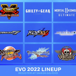 常連タイトルから新作まで！「Evo 2022」のメイントーナメントタイトルが発表！