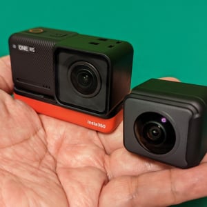 広角レンズと360°レンズを交換できるモジュール式アクションカメラが新しい4Kレンズとコアでパワーアップ　「Insta360 ONE RS」を発表