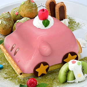 「星のカービィ」をテーマにした「Kirby Café (カービィカフェ）」に新メニュー「くるまほおばりケーキ」が登場！