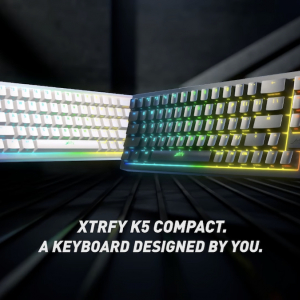 メカニカルスイッチがホットスワップ可能な小型ゲーミングキーボード Xtrfy「K5 COMPACT RGB」が日本発売決定！