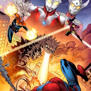 MARVELヒーロー×『ウルトラマン』クロスオーバー展開始動！アイアンマン、キャプテン・マーベル、スパイダーマンがウルトラ怪獣と戦うコンセプトアート公開に熱狂