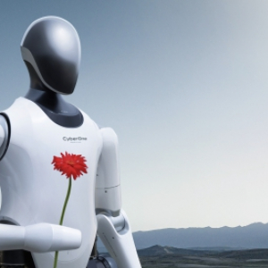 Xiaomiが二足歩行の人型ロボット「CyberOne」のプロトタイプを公開 「おばあちゃんみたいな歩き方」「犬型ロボットを散歩に連れていくための人型ロボット？」