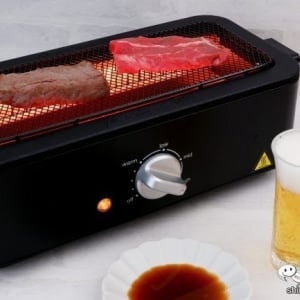 【おうち居酒屋】おひとり様用・煙くない『減煙電気七輪（HITORI-JIME GRILL）』を楽しんだ