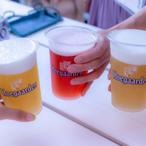 外飲みが嬉しい季節になってきた！「Hoegaarden BEER GAARDEN」で味わう爽やかなノンアルコール“ホワイトビール”テイスト