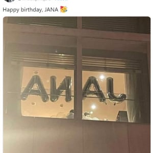 JANAの誕生日にまさかのハプニング 「部屋の中にいる人は絶対気付かないだろうね」「笑いすぎてお腹が痛いわ」