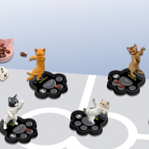 バンダイ、猫の気まぐれな“なわばりあらそい”をテーマにしたフィギュアゲームを受注販売