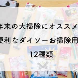 ダイソーで買える人気「お掃除用品」12種！ 年末の大掃除におすすめなのはこれ！