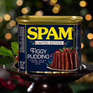スパムがアメリカ国内でクリスマスシーズン限定「SPAM Figgy Pudding」の発売を開始