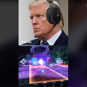 AIが生成したアメリカ現大統領や元大統領の声を使ったゲーム実況動画がTikTokで流行中