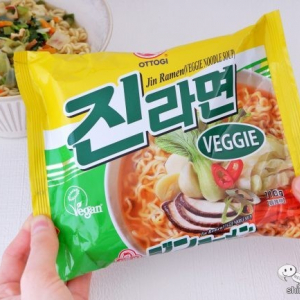 【ヴィーガン】韓国定番のインスタントラーメンに植物性素材だけでつくられた『ジンラーメン ベジタブル』が新登場