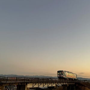 樽見鉄道・ハイモに乗り観光＆撮り鉄旅。桜と橋の撮影ポイントも