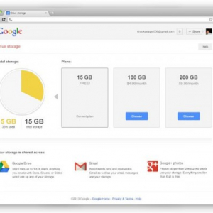 Google、Gmail/Googleドライブ/Google+の写真のストレージを統合、無料15GBに
