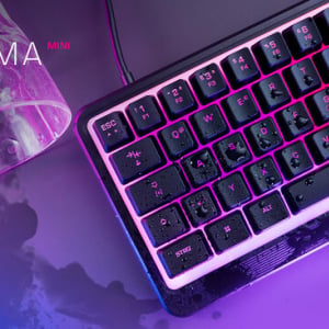 ゲーミングブランド「ROCCAT」、光る小型キーボード「Magma Mini」販売開始