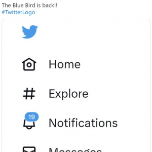Twitterのロゴが柴犬から青い鳥に戻る 「Twitterのアイデンティティーはこれ」「犬に戻せよ」