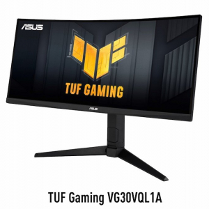 高い没入感を与える29.5型ウルトラワイド湾曲ゲーミングモニター ASUS「TUF Gaming VG30VQL1A」発表！