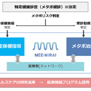 東大発スタートアップのメドミライが資金調達。メタボ患者や医療者をサポートする事業開発を加速