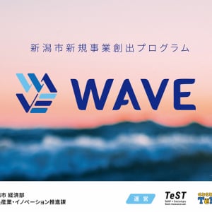 DXとデザイン経営で地域経済活性化。新潟市の新規事業創出プログラム「WAVE」始動