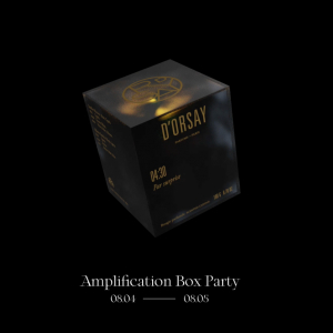 新たな香り体験で想像を刺激する、香りと音のライブイベント「D’ORSAY Amplification Box Party」をフランスのフレグランスブランド D’ORSAYが開催