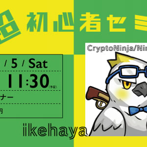 NFTをゼロから学べる！講師ikehaya氏による「NFT超超超初心者セミナー」、オンラインで開催！