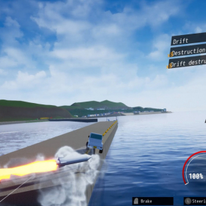 軽トラで爆走するゲーム『ドライブクレイジー』がSteamで早期アクセススタート