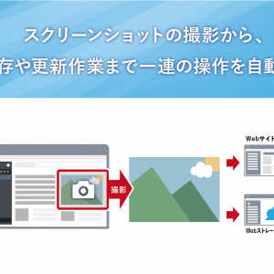ノーコードで「ブラウザを自動操作するロボット」を作成できるクラウド、スクショ自動撮影に対応
