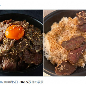 ウーバーイーツでハラミ丼を注文→ 衝撃の肉スカスカ丼が届く→ 連絡した結果→ 対応がヤバイ