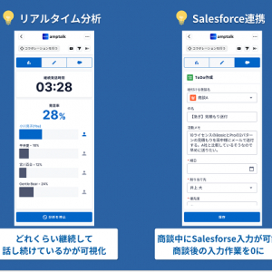 商談分析ツール「アンプトーク」、リアルタイムな発話率の可視化・Salesforce入力ができるZoom App提供