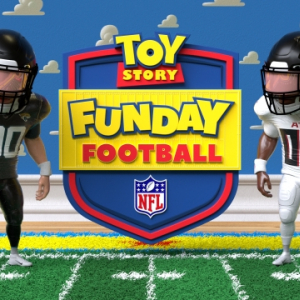 NFLがトイ・ストーリーとコラボ、アメフト公式戦の攻防をほぼリアルタイムにアニメで再現