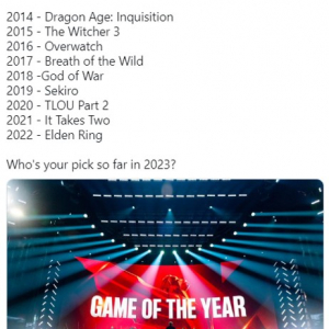 The Game Awardsの「あなたが選ぶ2023年ゲーム・オブ・ザ・イヤー候補は？」に反応して盛り上がる海外ゲーマーたち