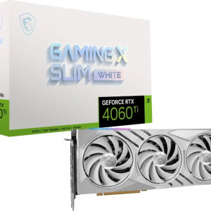 MSI、スリムな白ボディが美しいグラボ「GeForce RTX 4060 Ti GAMING X SLIM WHITE 16G」を新発売