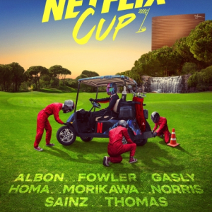 Netflix、F1ドライバーとプロゴルファーがペアを組むゴルフトーナメント『Netflixカップ』をライブ配信