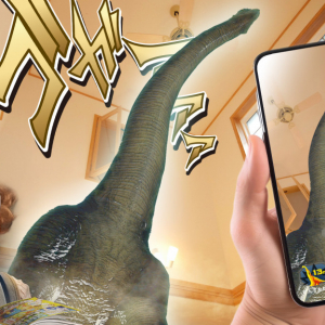 全長20mのブラキオサウルスが漫画から飛び出す！ 月刊コロコロコミック12月号で恐竜ARコンテンツを楽しもう