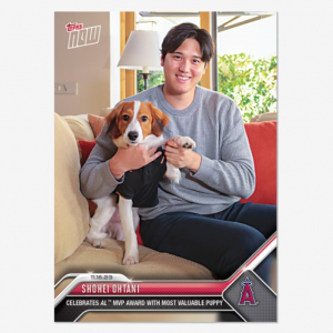 大谷翔平と愛犬がベースボールカードになってしまう 「こんなに可愛いベースボールカードは初めてだ」「すでに5枚購入した」