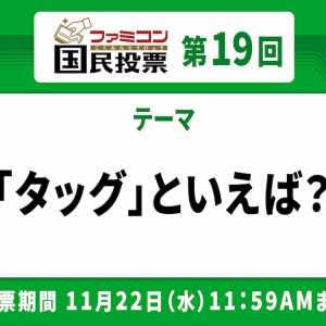 トップ2が圧倒的！「ファミコン国民投票」第19回「タッグ」といえば？結果発表！